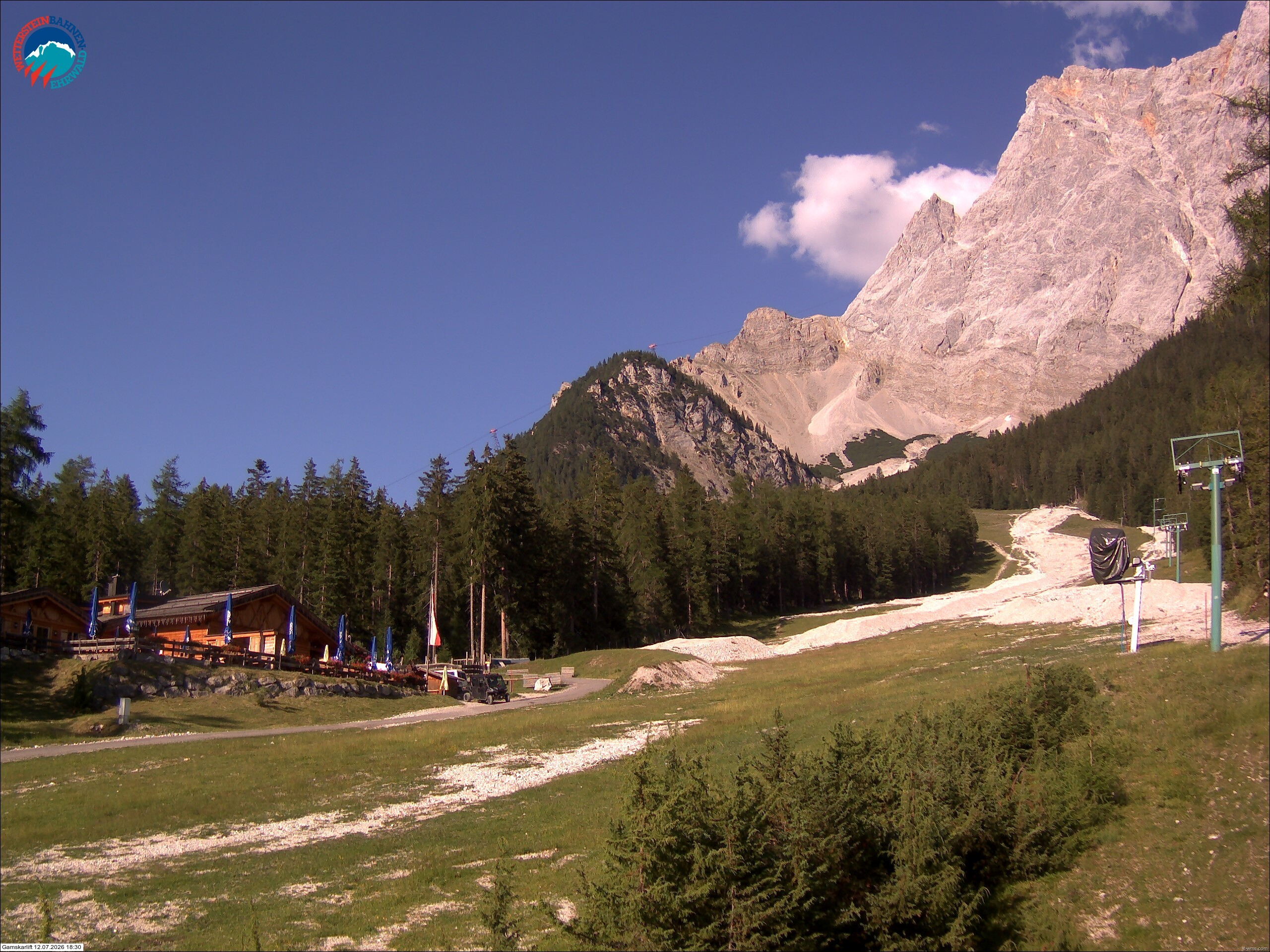 Archiv Foto Webcam Gamskarlift im Skigebiet Ehrwald