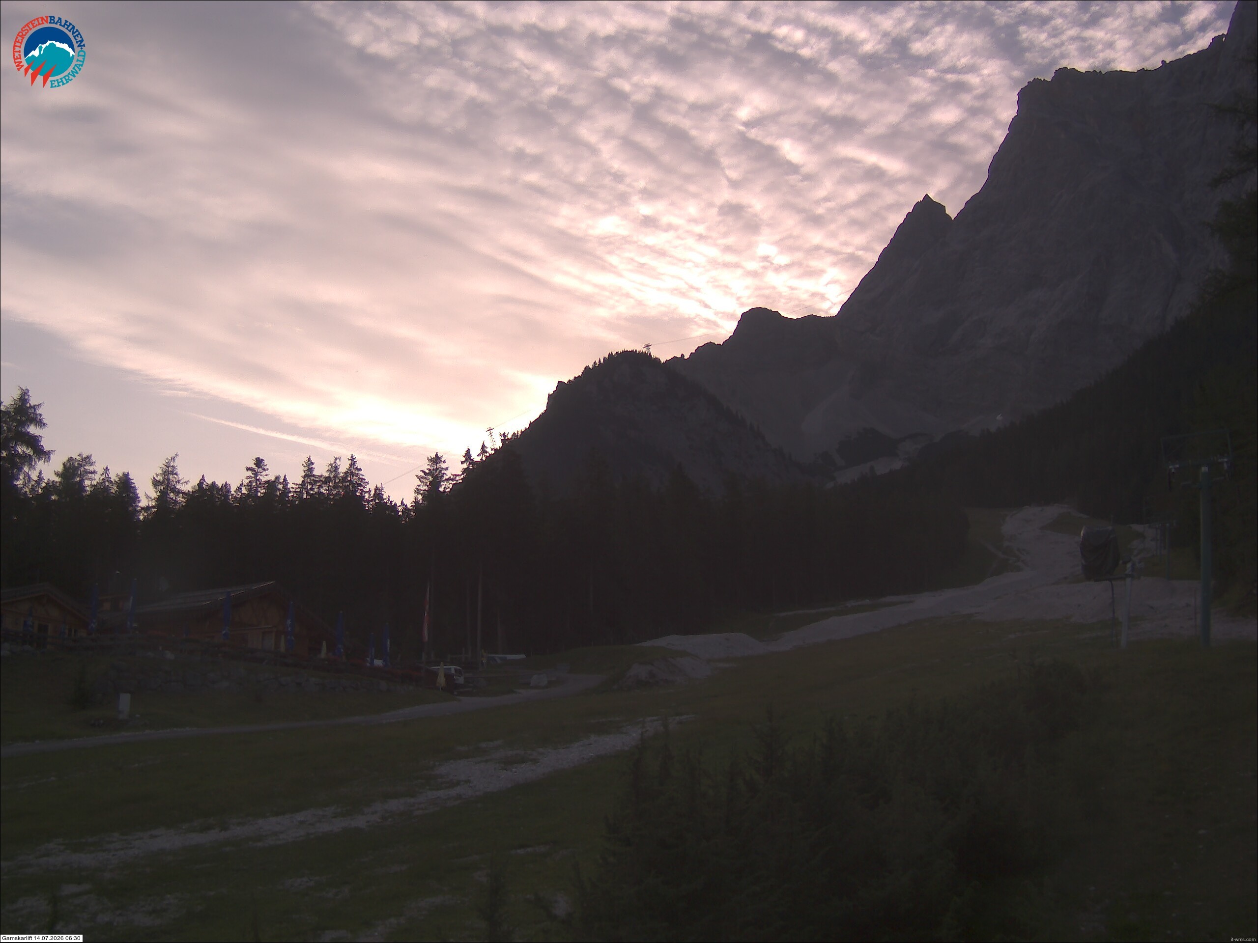 Archiv Foto Webcam Gamskarlift im Skigebiet Ehrwald
