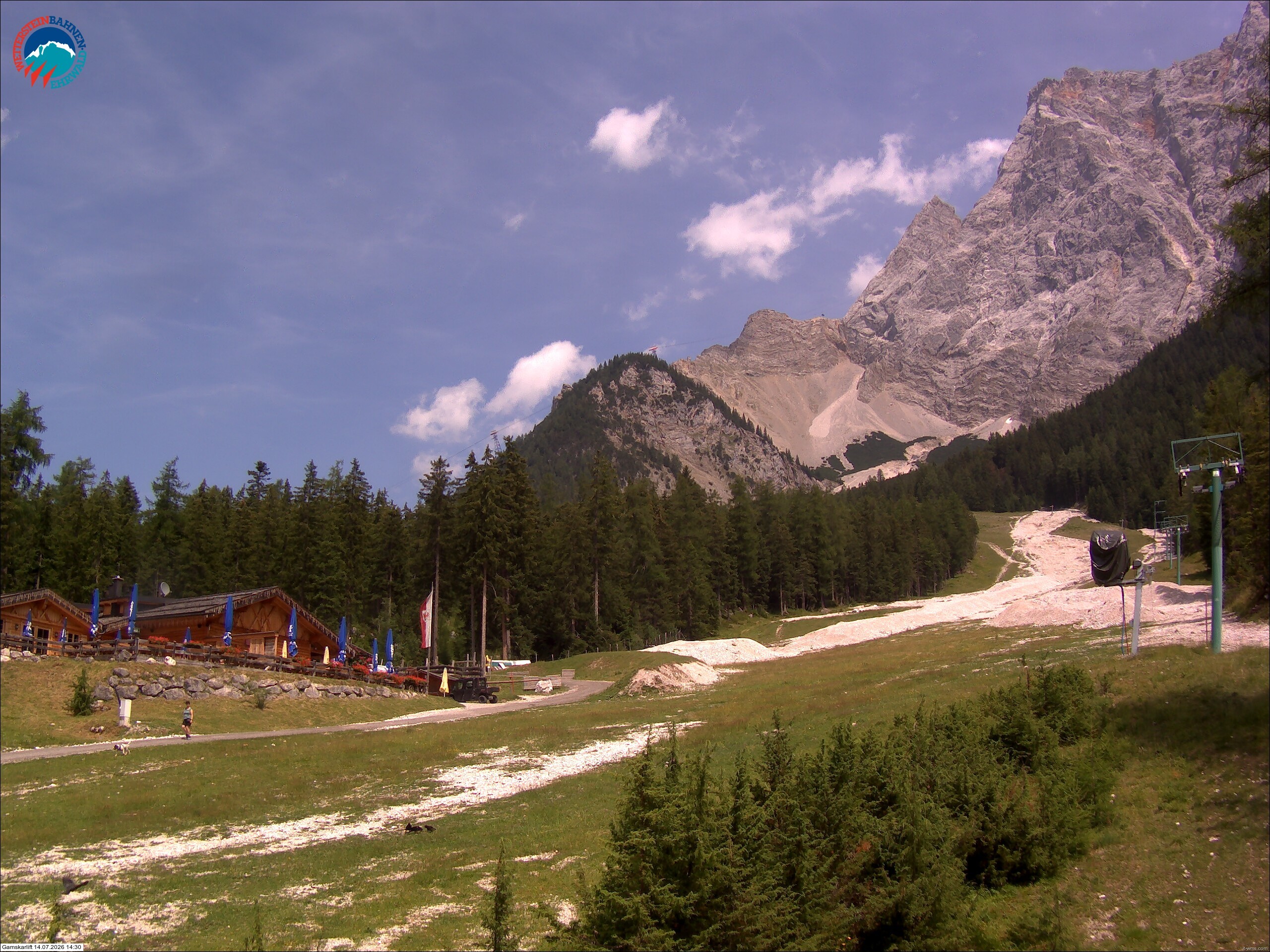 Archiv Foto Webcam Gamskarlift im Skigebiet Ehrwald