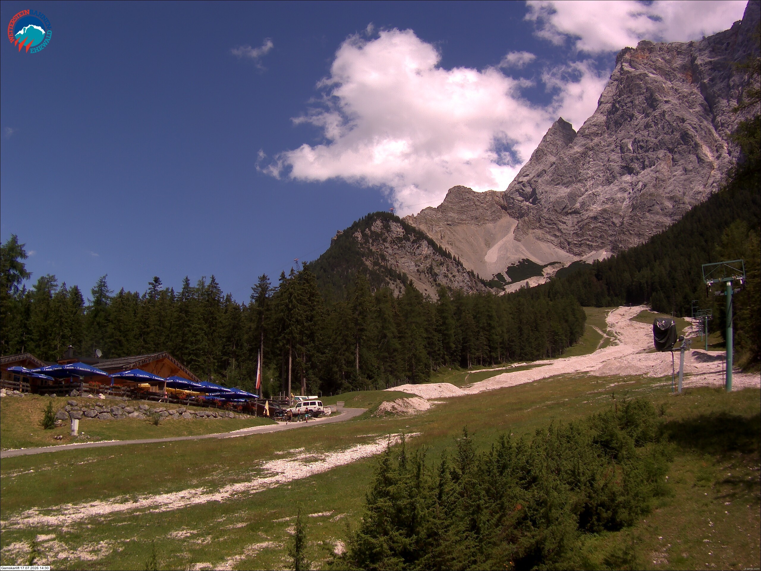 Archiv Foto Webcam Gamskarlift im Skigebiet Ehrwald