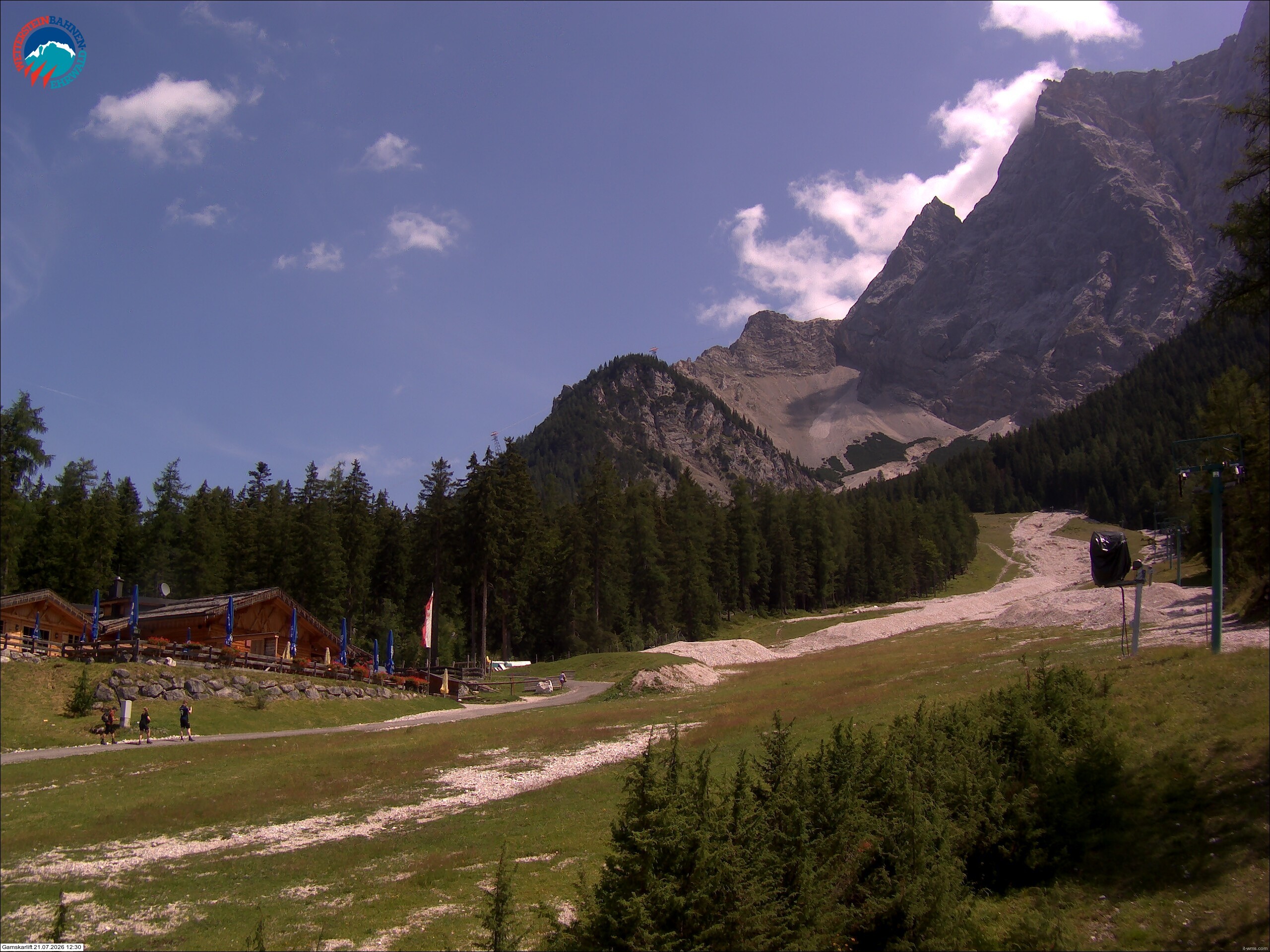 Archiv Foto Webcam Gamskarlift im Skigebiet Ehrwald