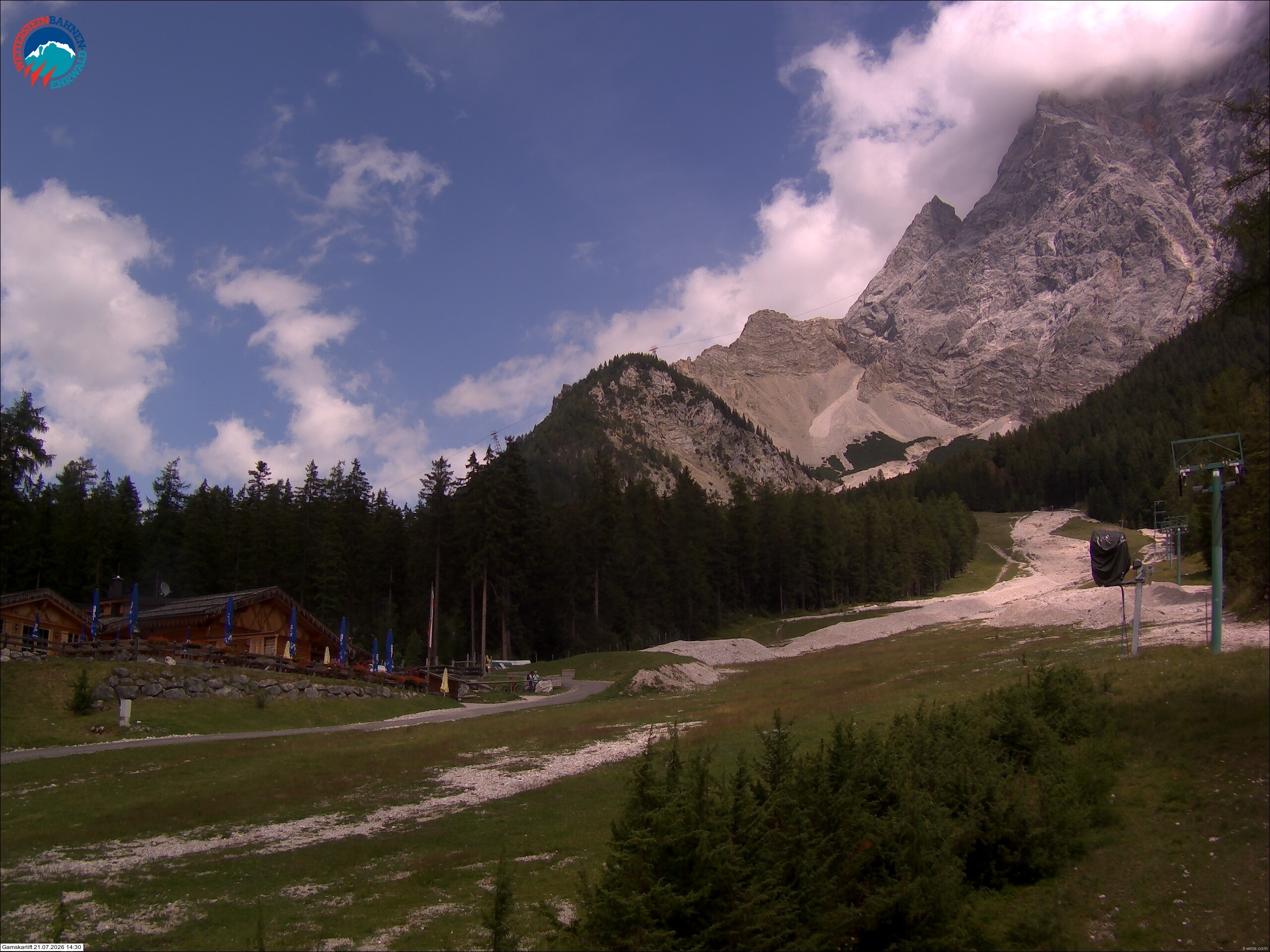 Archiv Foto Webcam Gamskarlift im Skigebiet Ehrwald