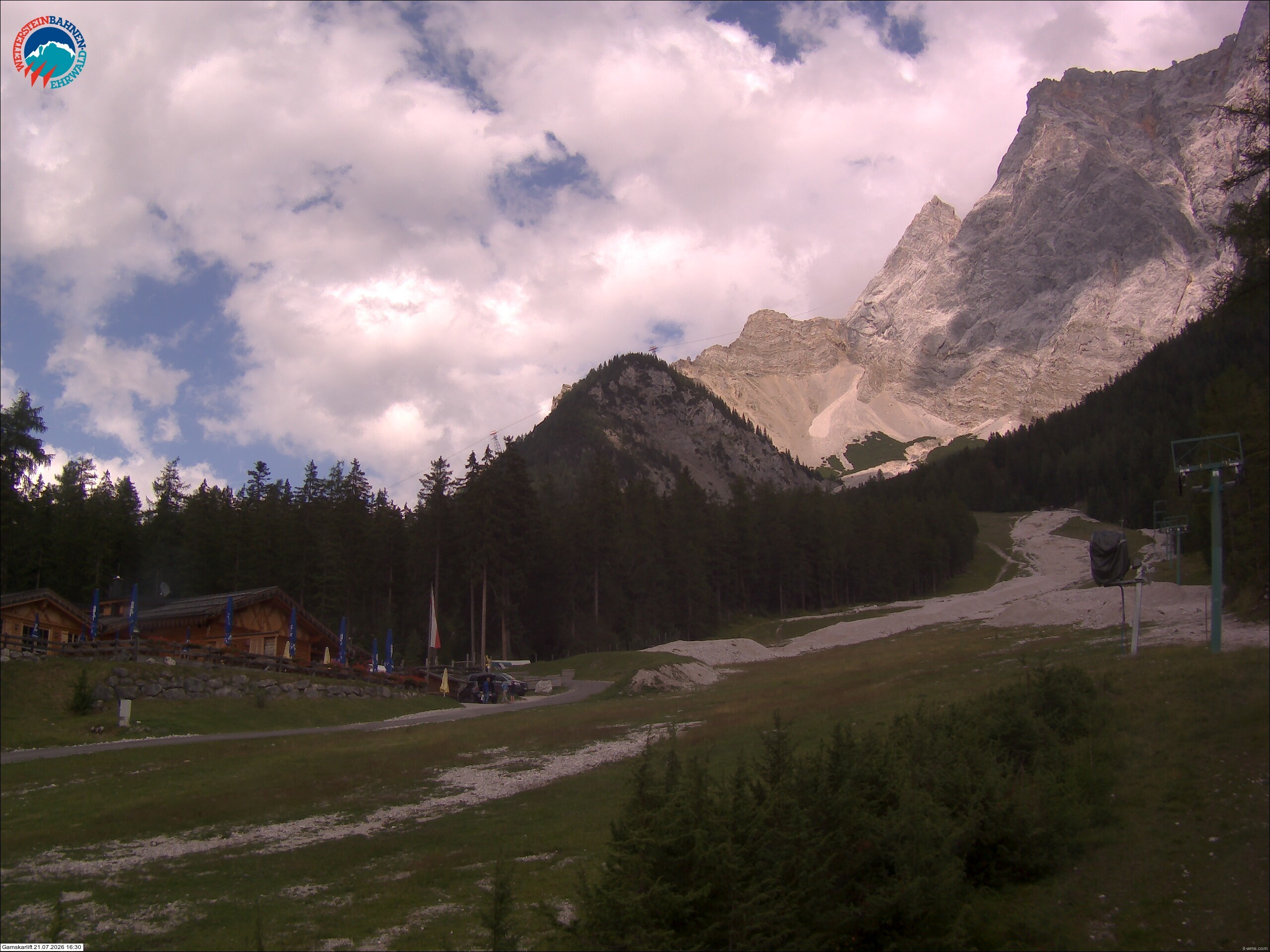 Archiv Foto Webcam Gamskarlift im Skigebiet Ehrwald