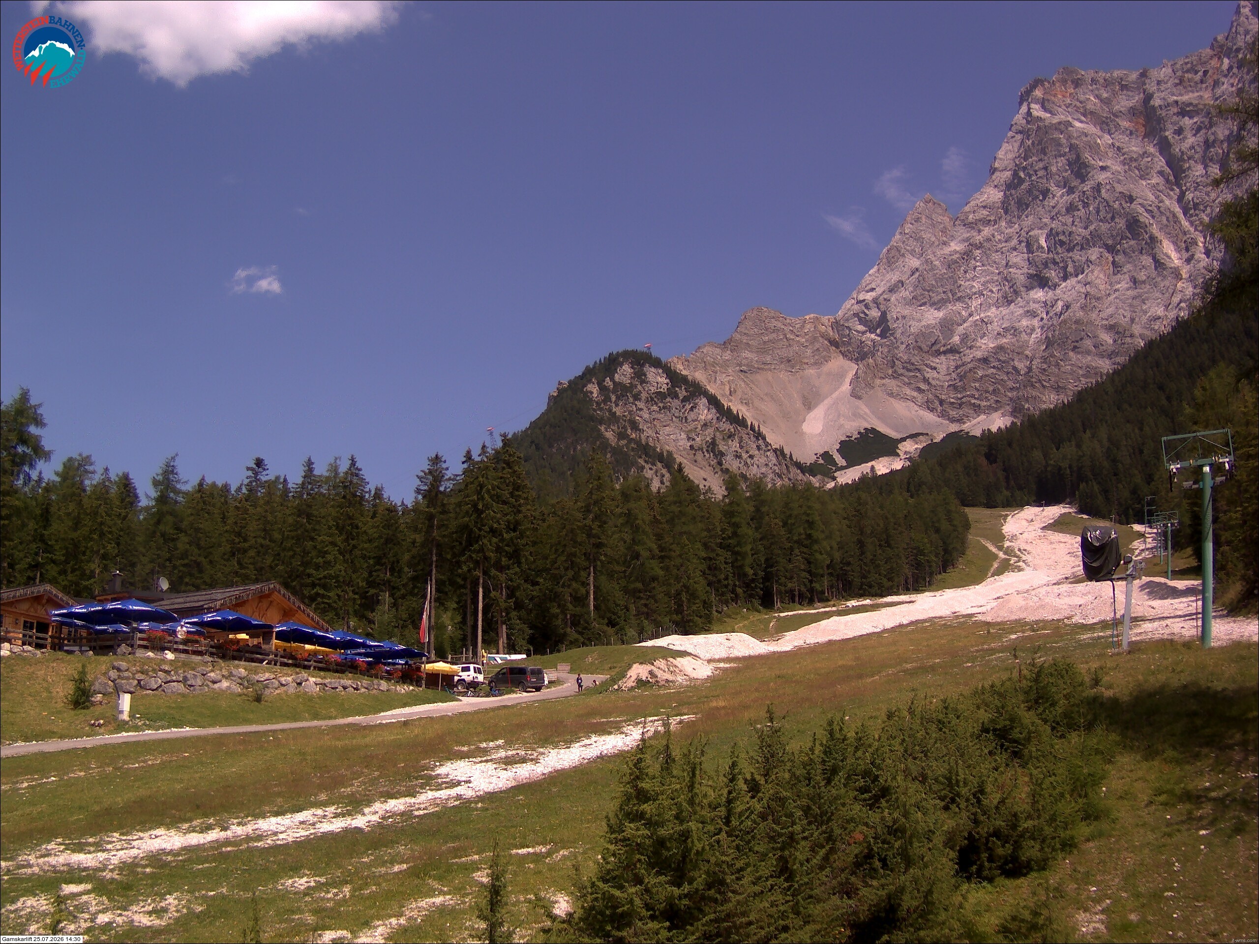 Archiv Foto Webcam Gamskarlift im Skigebiet Ehrwald