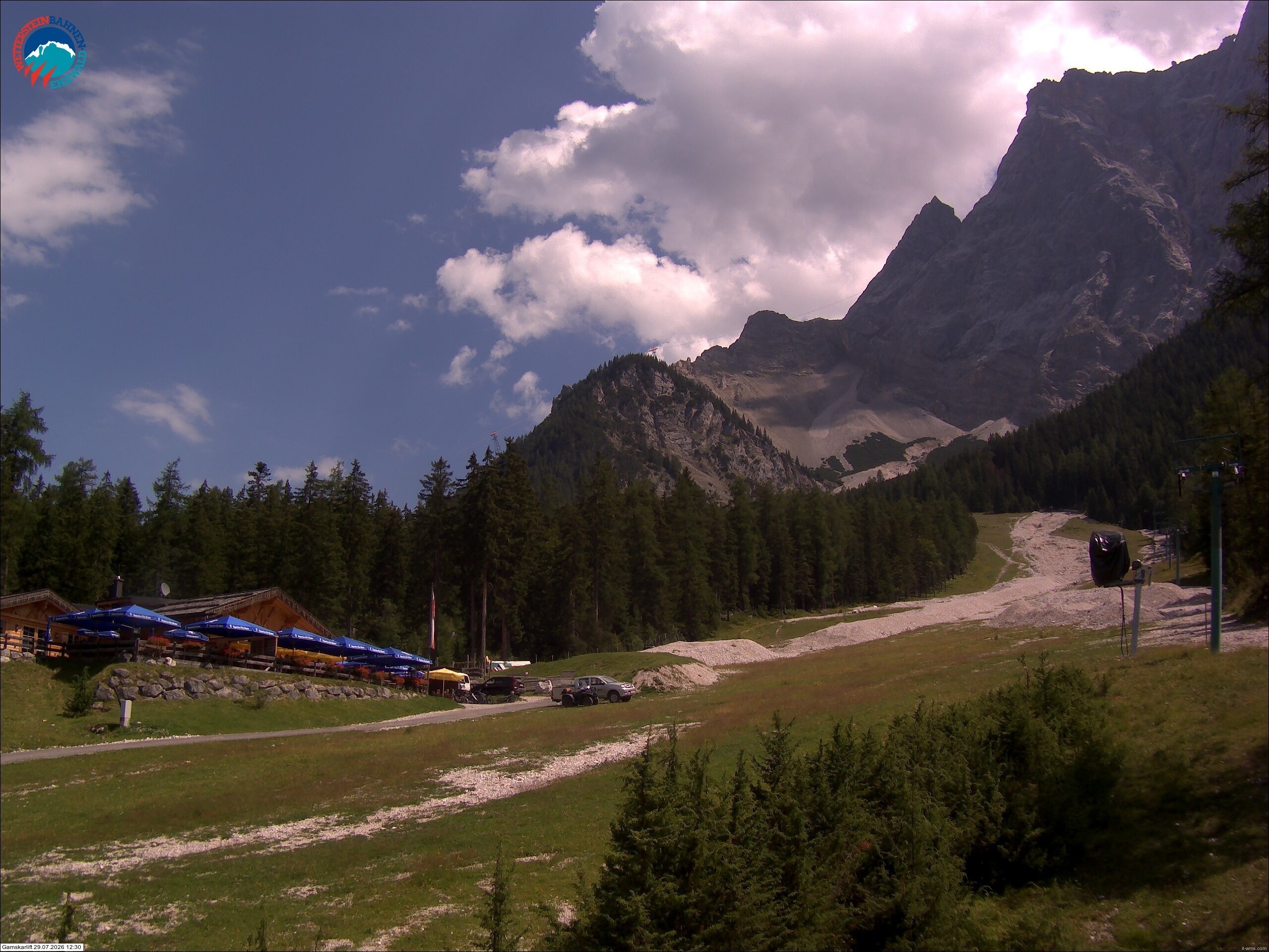 Archiv Foto Webcam Gamskarlift im Skigebiet Ehrwald