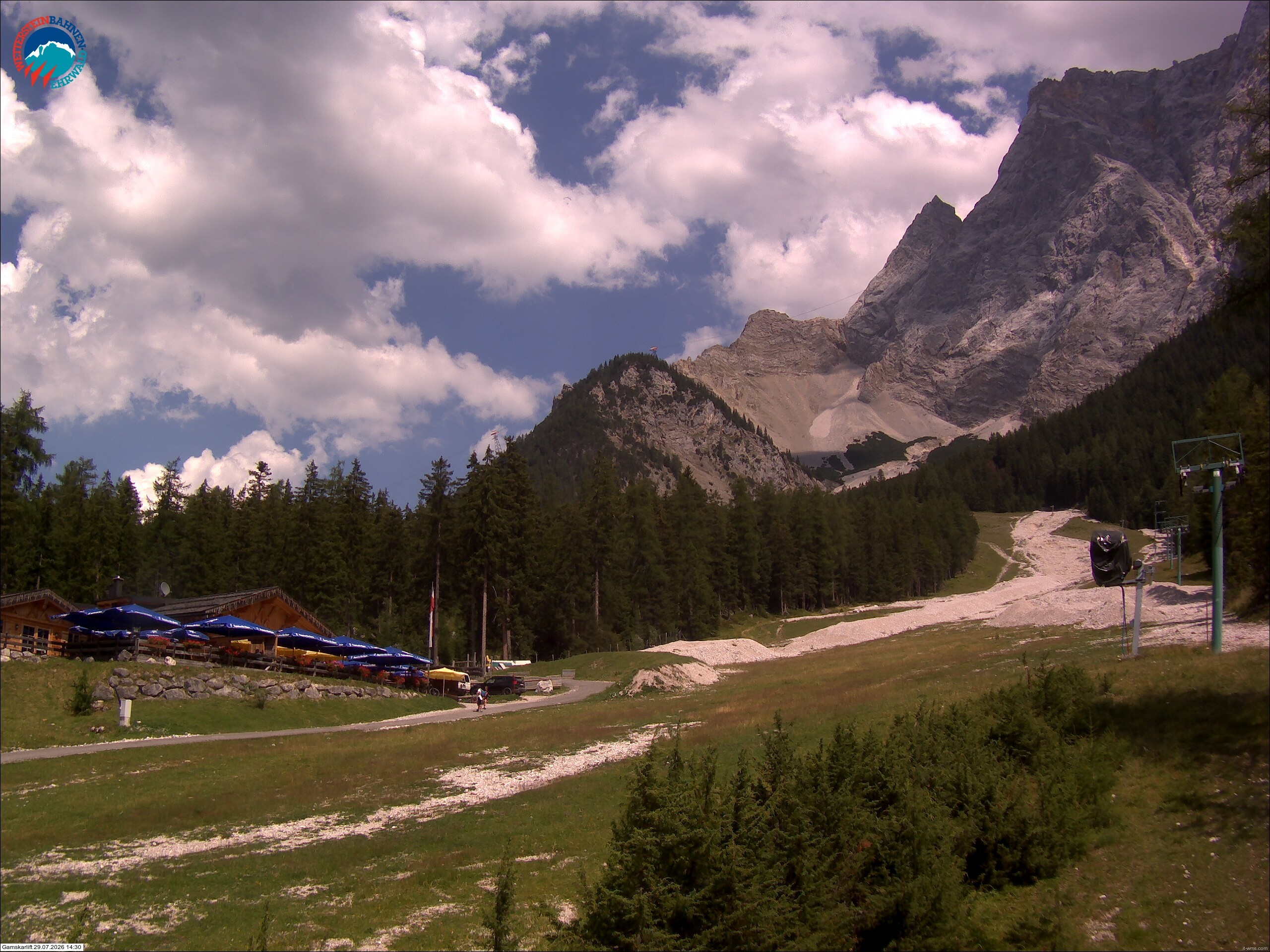 Archiv Foto Webcam Gamskarlift im Skigebiet Ehrwald