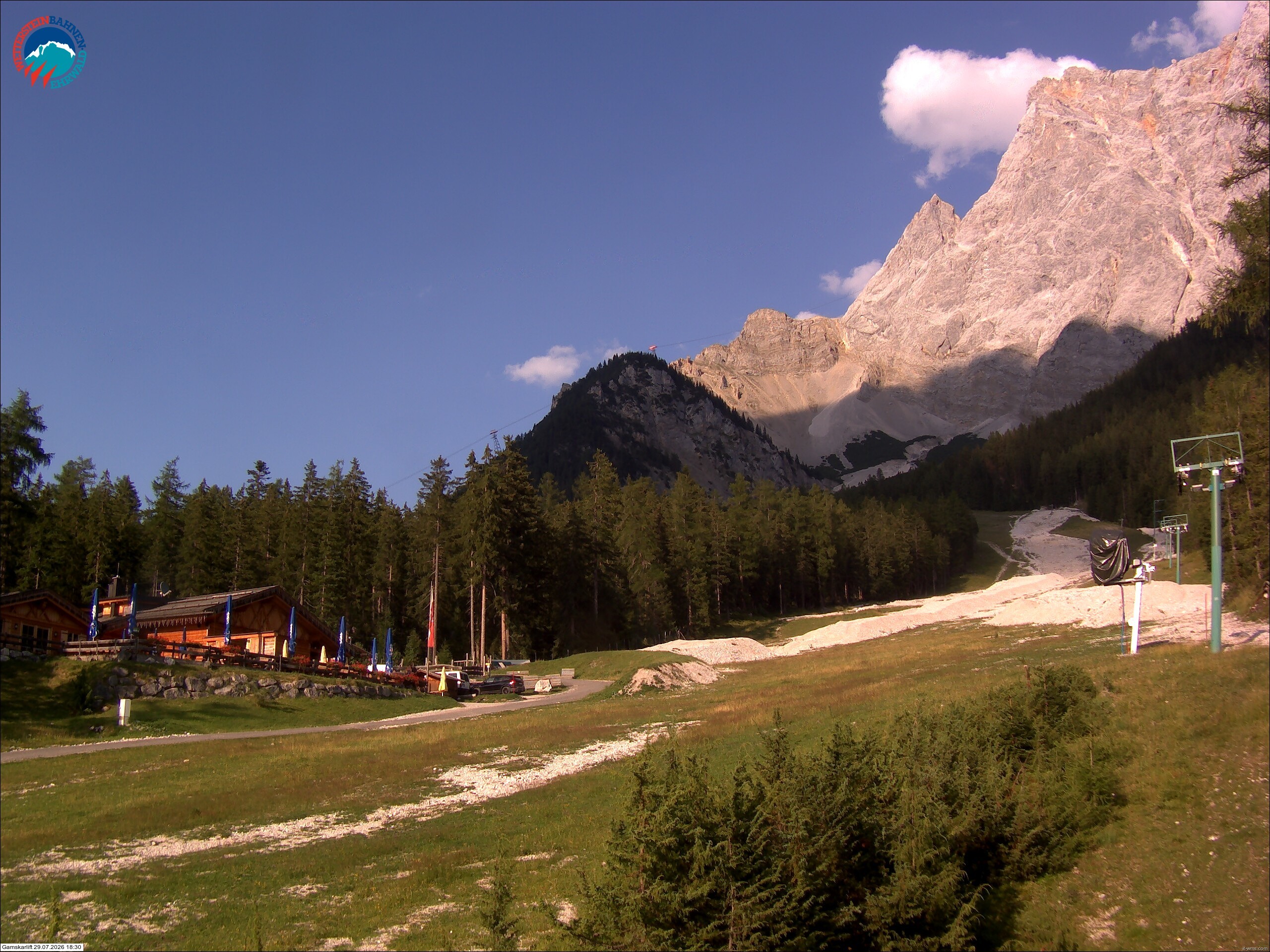 Archiv Foto Webcam Gamskarlift im Skigebiet Ehrwald