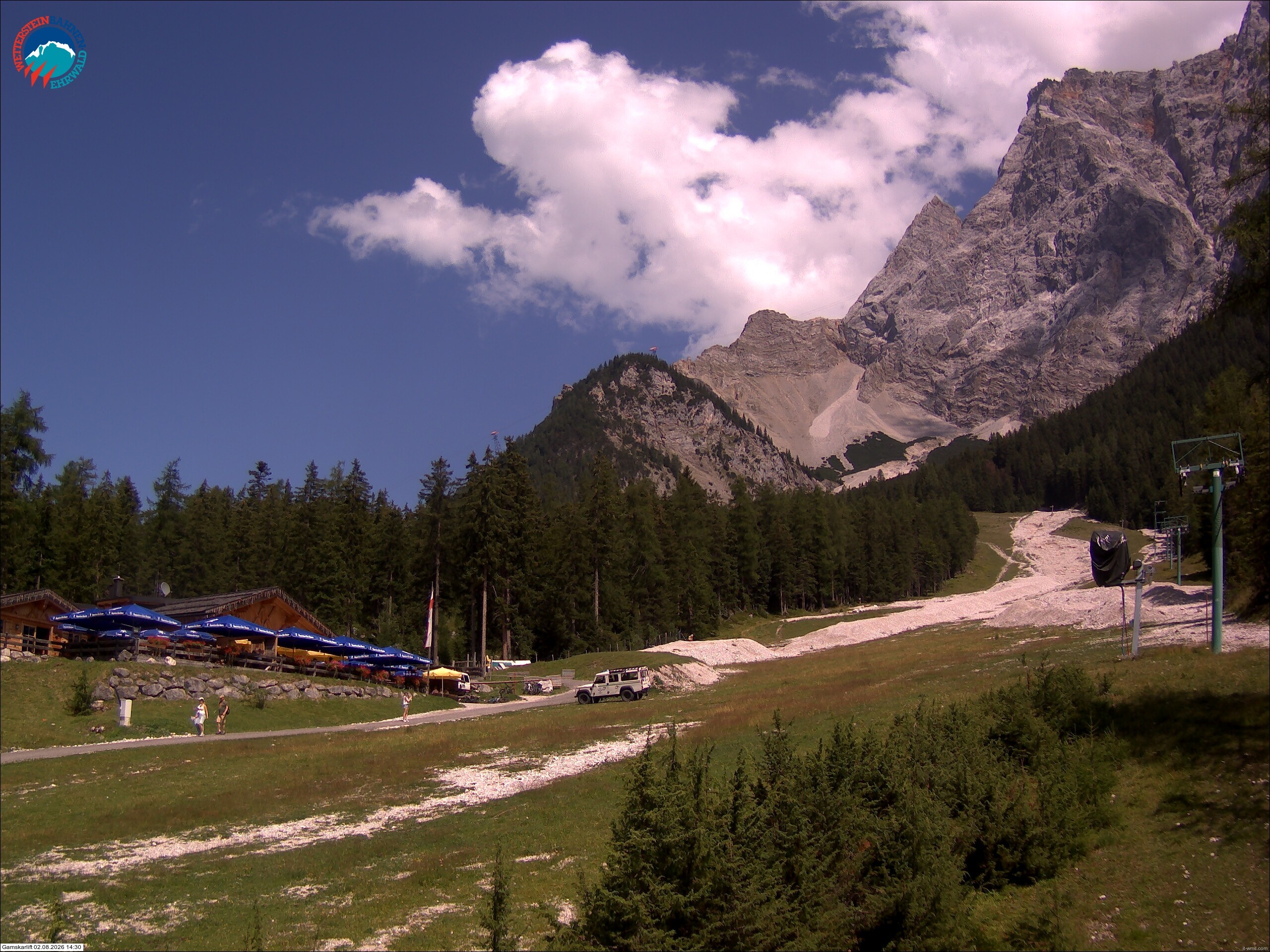 Archiv Foto Webcam Gamskarlift im Skigebiet Ehrwald