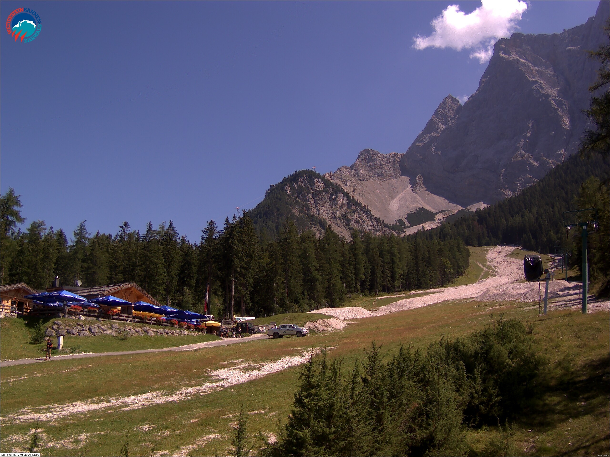 Archiv Foto Webcam Gamskarlift im Skigebiet Ehrwald