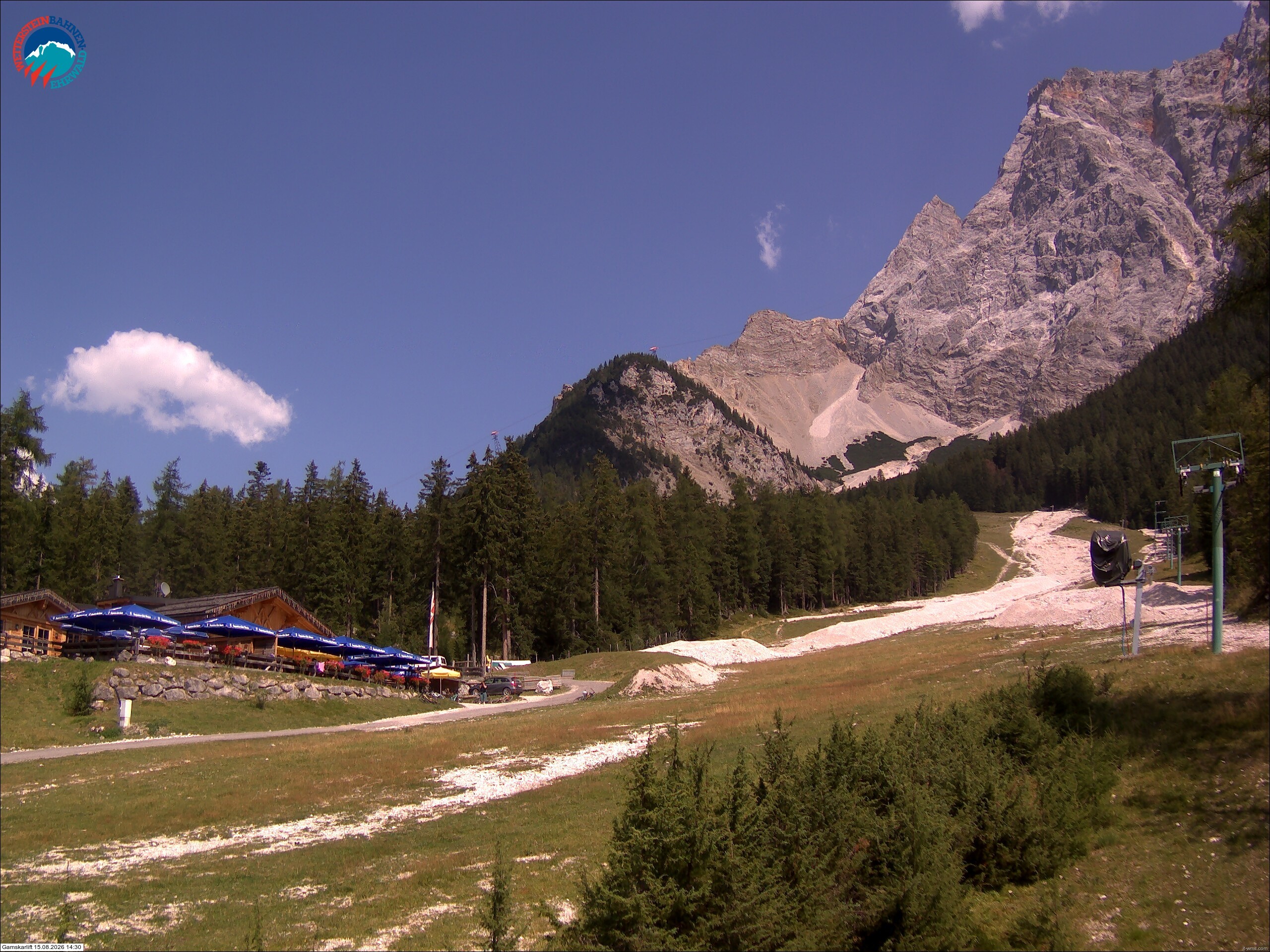 Archiv Foto Webcam Gamskarlift im Skigebiet Ehrwald