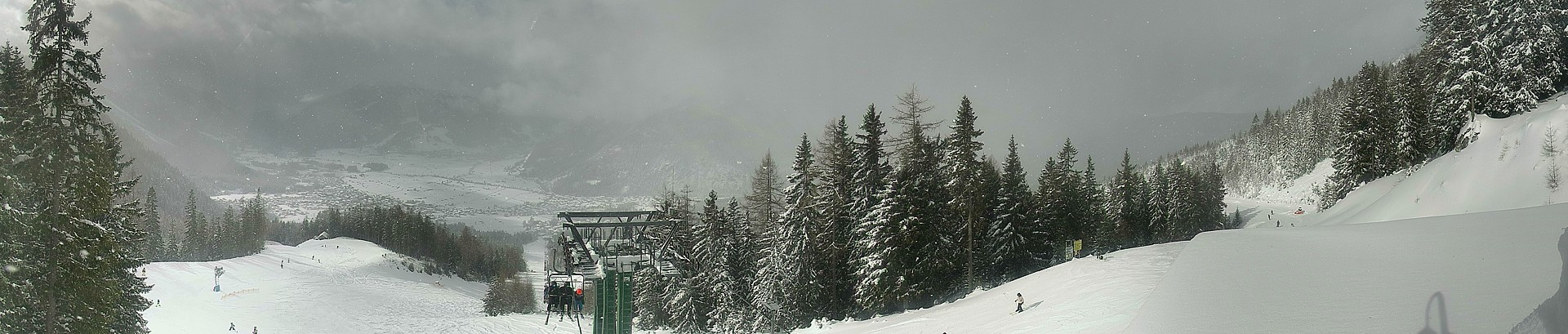 Archiv Foto Webcam 3er Sessellift im Skigebiet Ehrwald