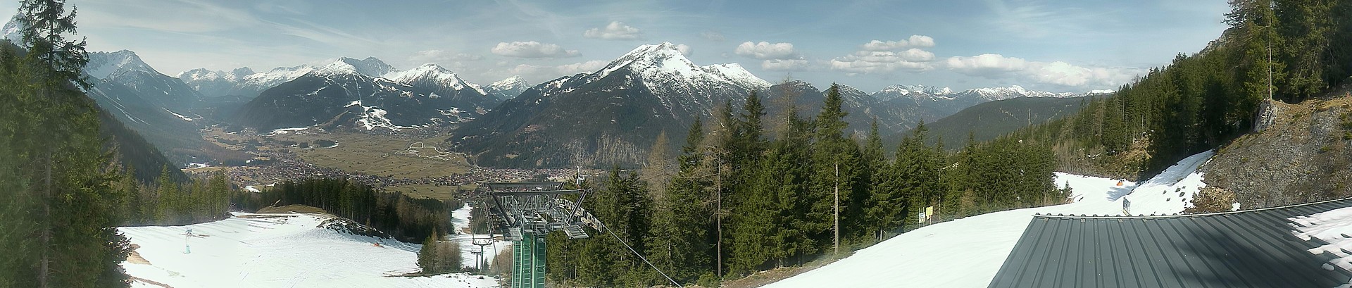 Archiv Foto Webcam 3er Sessellift im Skigebiet Ehrwald