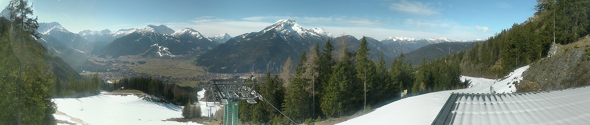 Archiv Foto Webcam 3er Sessellift im Skigebiet Ehrwald