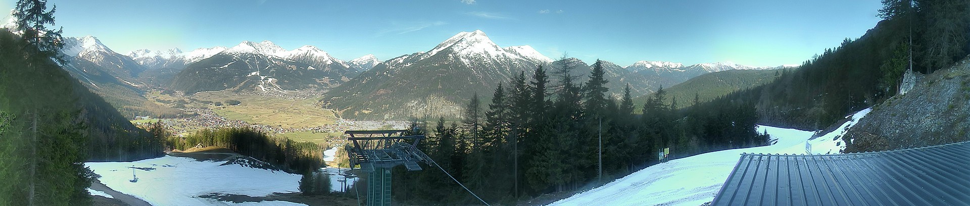 Archiv Foto Webcam 3er Sessellift im Skigebiet Ehrwald