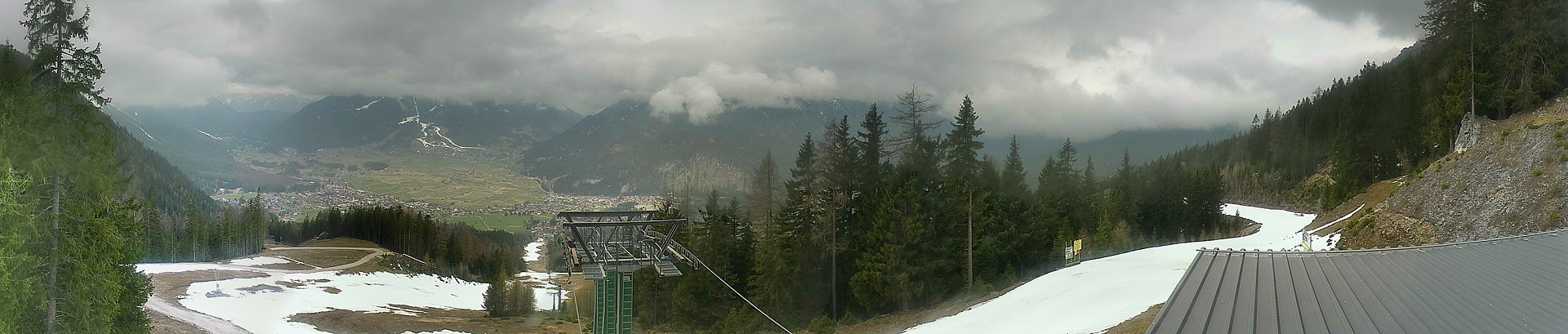 Archiv Foto Webcam 3er Sessellift im Skigebiet Ehrwald