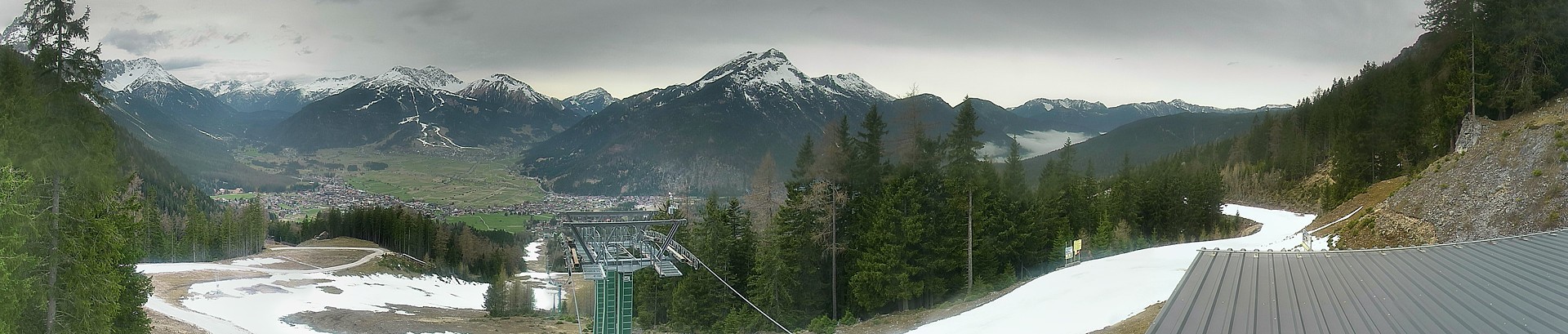 Archiv Foto Webcam 3er Sessellift im Skigebiet Ehrwald