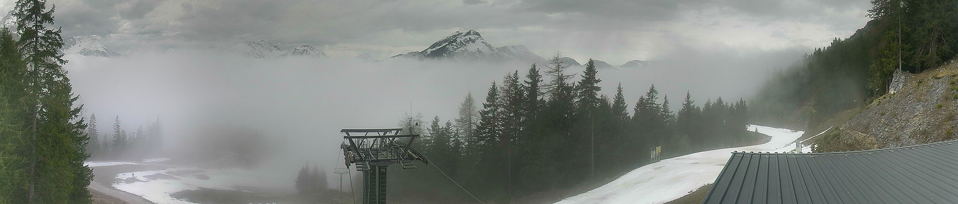 Archiv Foto Webcam 3er Sessellift im Skigebiet Ehrwald