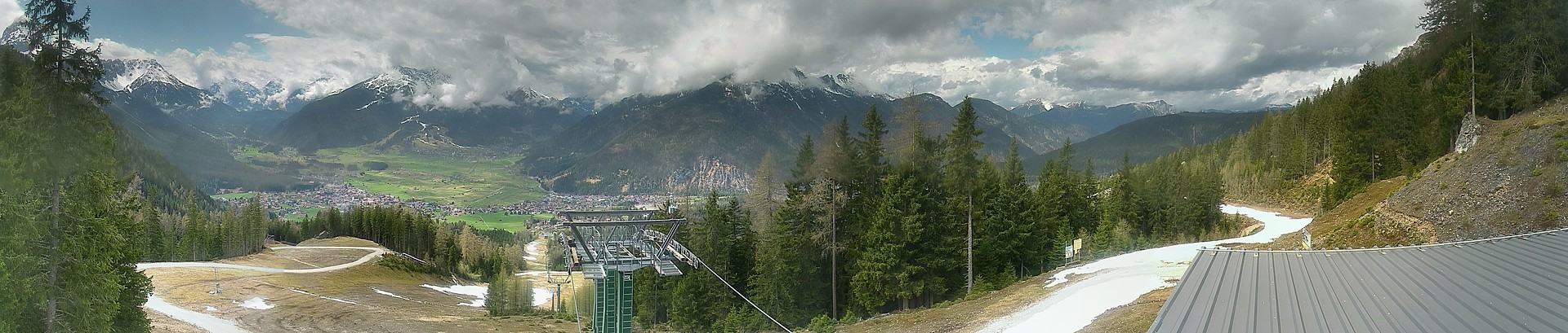 Archiv Foto Webcam 3er Sessellift im Skigebiet Ehrwald