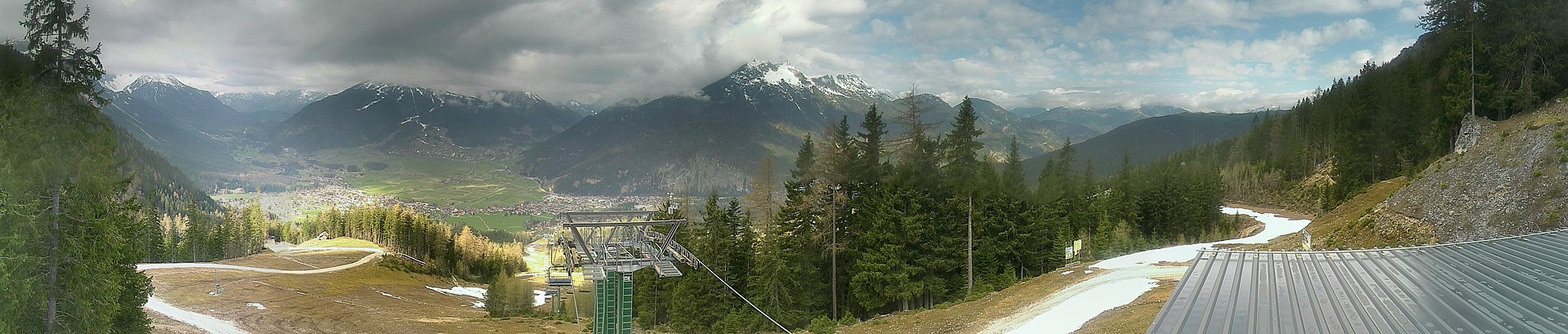Archiv Foto Webcam 3er Sessellift im Skigebiet Ehrwald