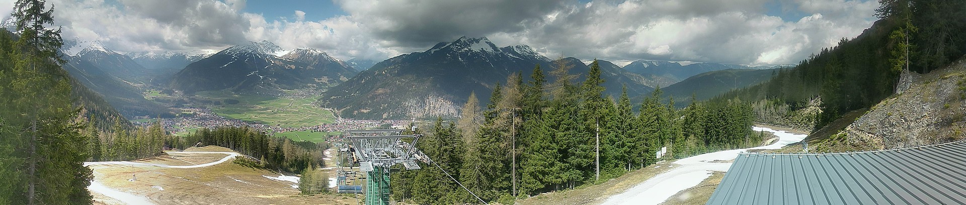 Archiv Foto Webcam 3er Sessellift im Skigebiet Ehrwald