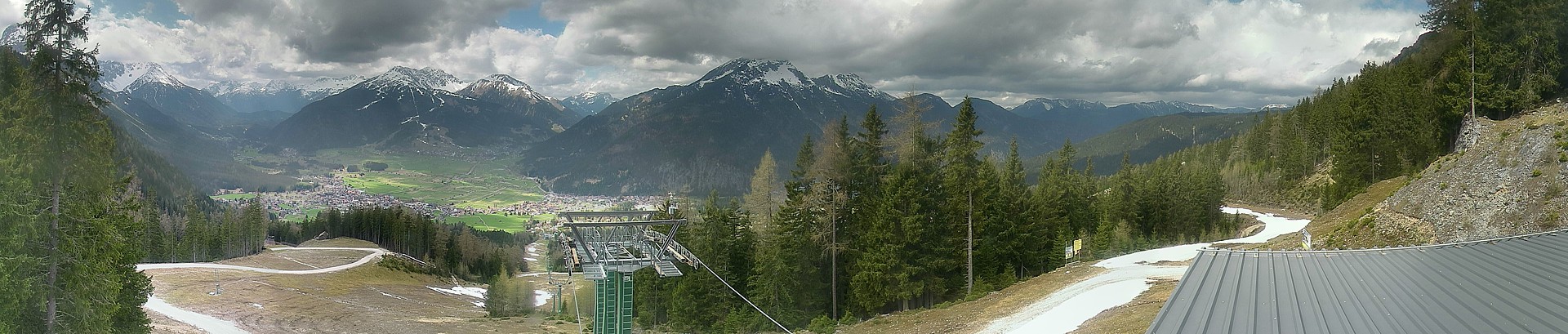 Archiv Foto Webcam 3er Sessellift im Skigebiet Ehrwald