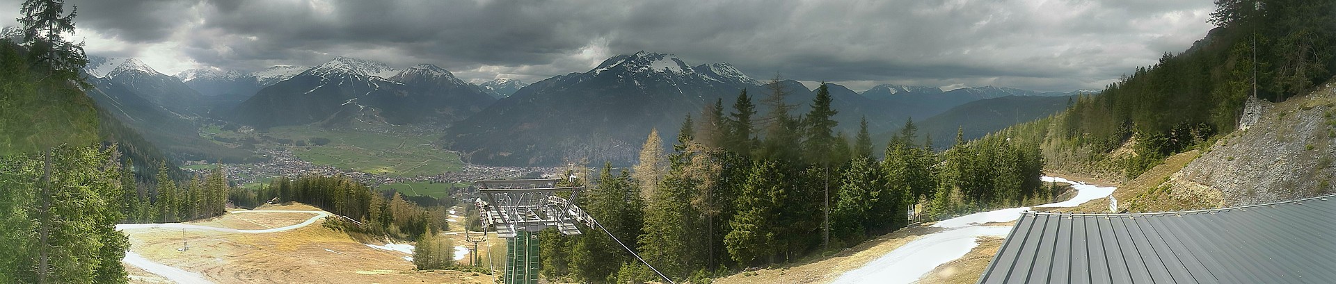 Archiv Foto Webcam 3er Sessellift im Skigebiet Ehrwald