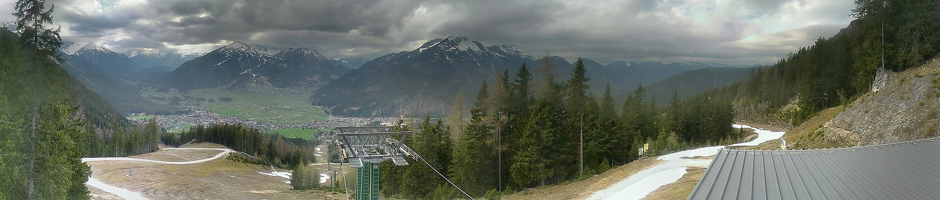 Archiv Foto Webcam 3er Sessellift im Skigebiet Ehrwald