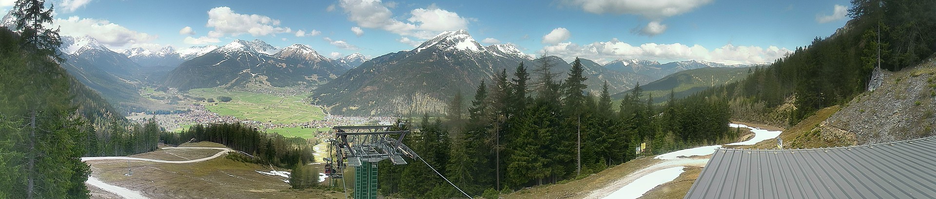 Archiv Foto Webcam 3er Sessellift im Skigebiet Ehrwald