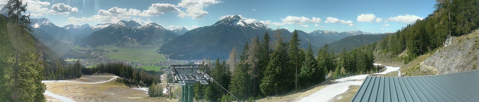 Archiv Foto Webcam 3er Sessellift im Skigebiet Ehrwald