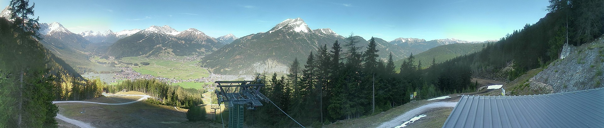 Archiv Foto Webcam 3er Sessellift im Skigebiet Ehrwald