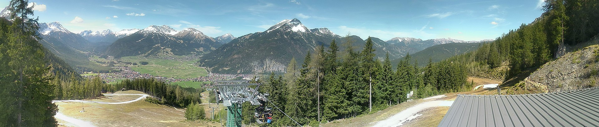 Archiv Foto Webcam 3er Sessellift im Skigebiet Ehrwald