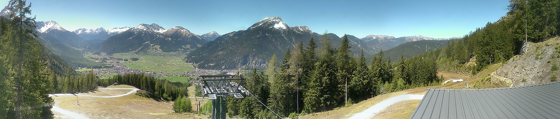 Archiv Foto Webcam 3er Sessellift im Skigebiet Ehrwald