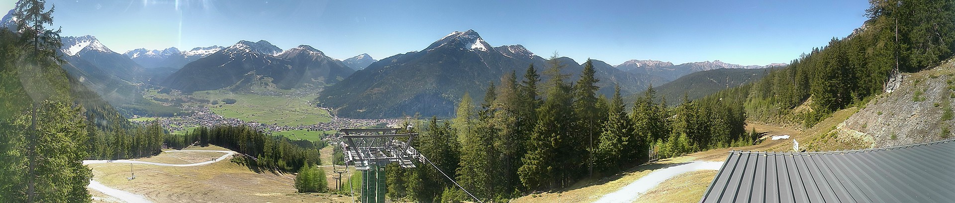 Archiv Foto Webcam 3er Sessellift im Skigebiet Ehrwald