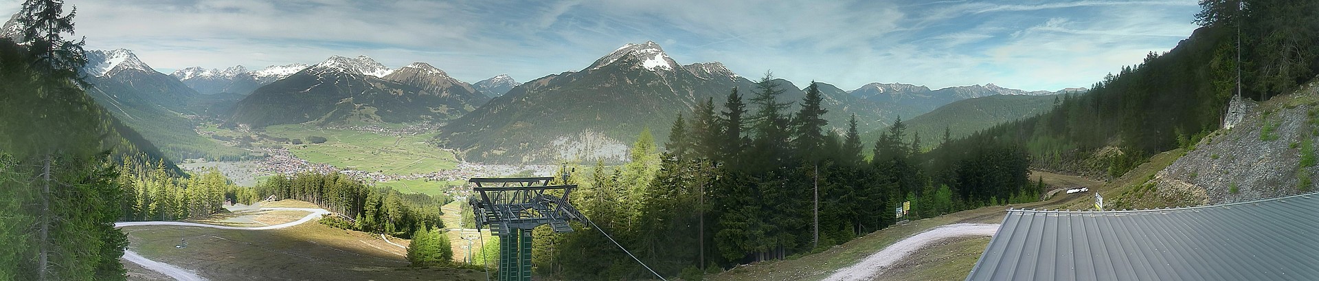 Archiv Foto Webcam 3er Sessellift im Skigebiet Ehrwald