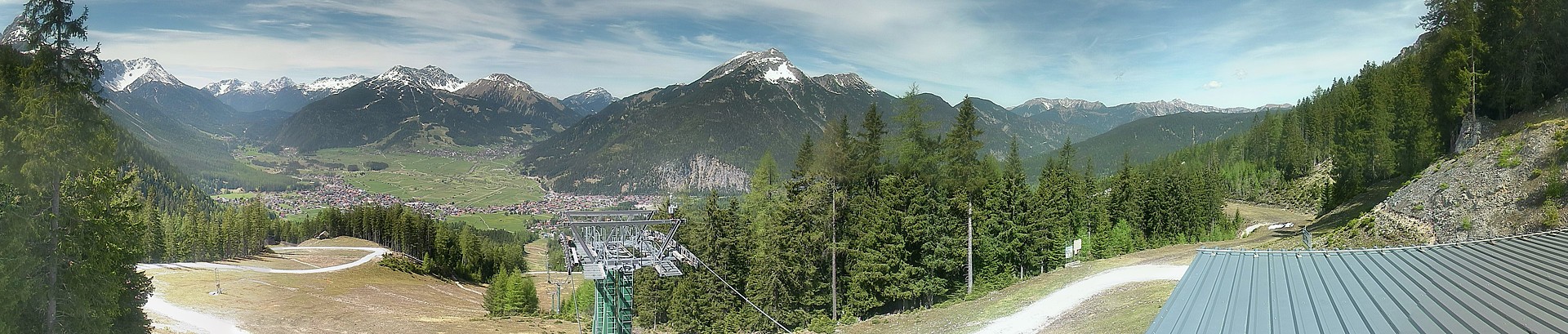 Archiv Foto Webcam 3er Sessellift im Skigebiet Ehrwald