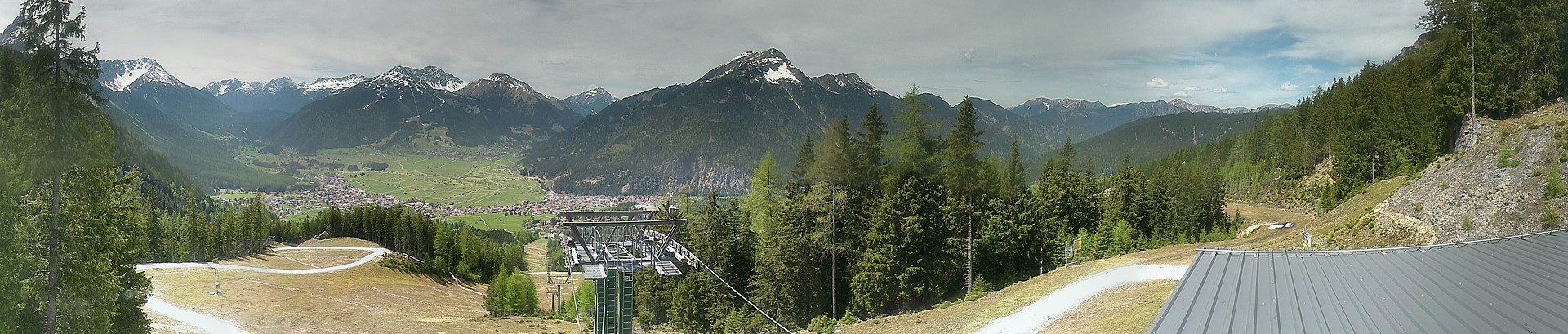 Archiv Foto Webcam 3er Sessellift im Skigebiet Ehrwald