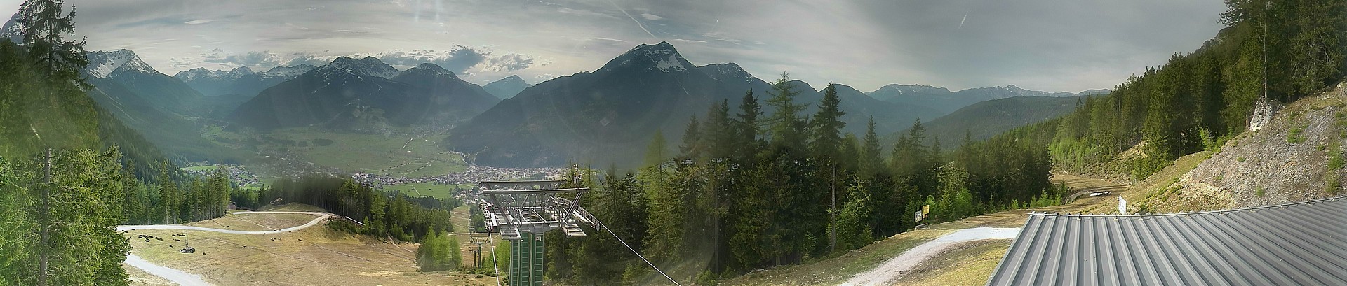 Archiv Foto Webcam 3er Sessellift im Skigebiet Ehrwald