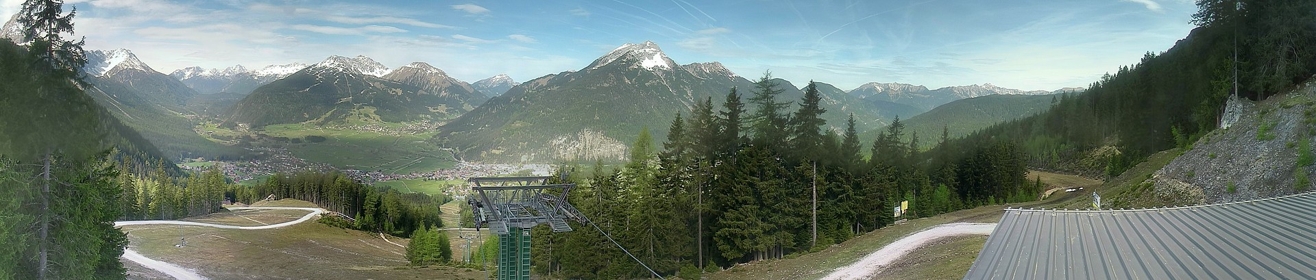 Archiv Foto Webcam 3er Sessellift im Skigebiet Ehrwald