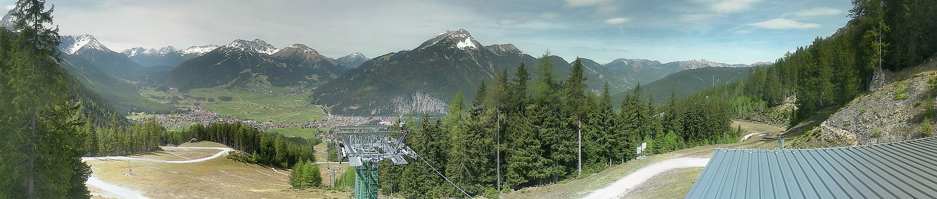 Archiv Foto Webcam 3er Sessellift im Skigebiet Ehrwald