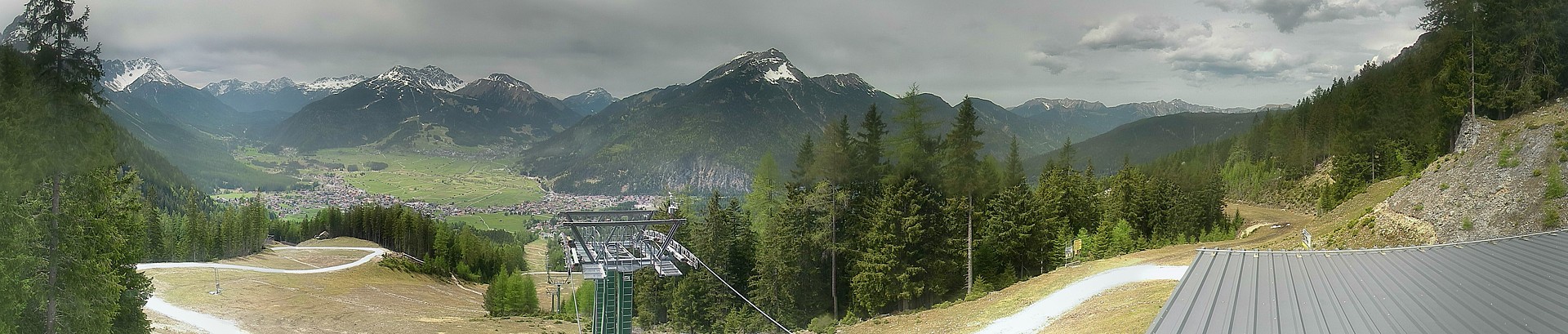 Archiv Foto Webcam 3er Sessellift im Skigebiet Ehrwald