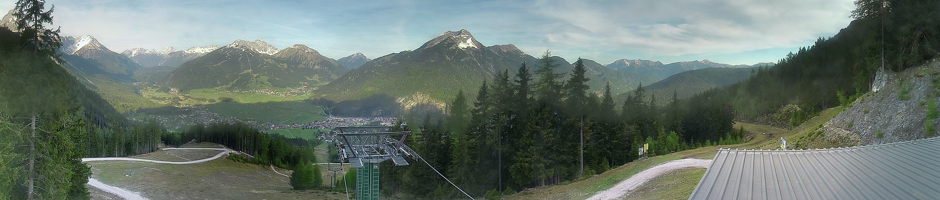 Archiv Foto Webcam 3er Sessellift im Skigebiet Ehrwald
