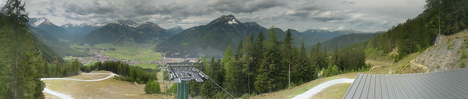 Archiv Foto Webcam 3er Sessellift im Skigebiet Ehrwald