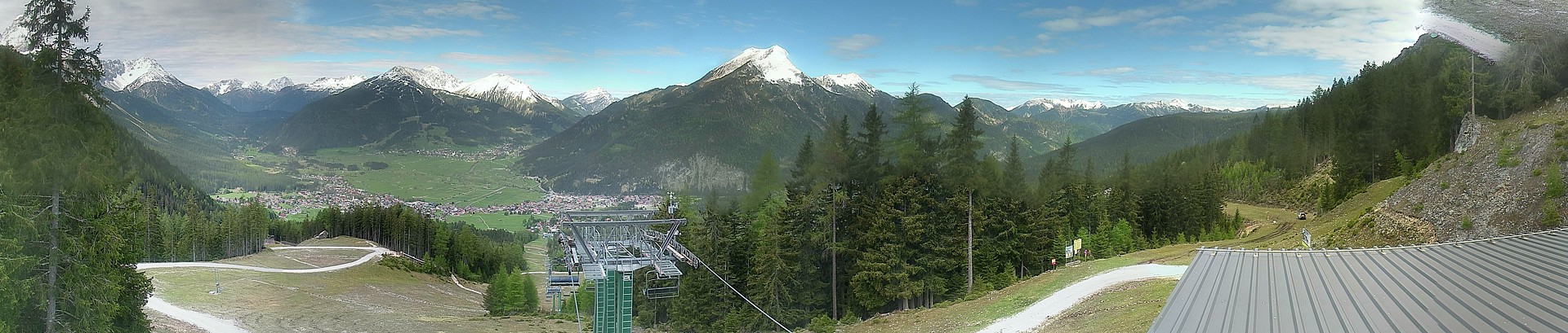 Archiv Foto Webcam 3er Sessellift im Skigebiet Ehrwald