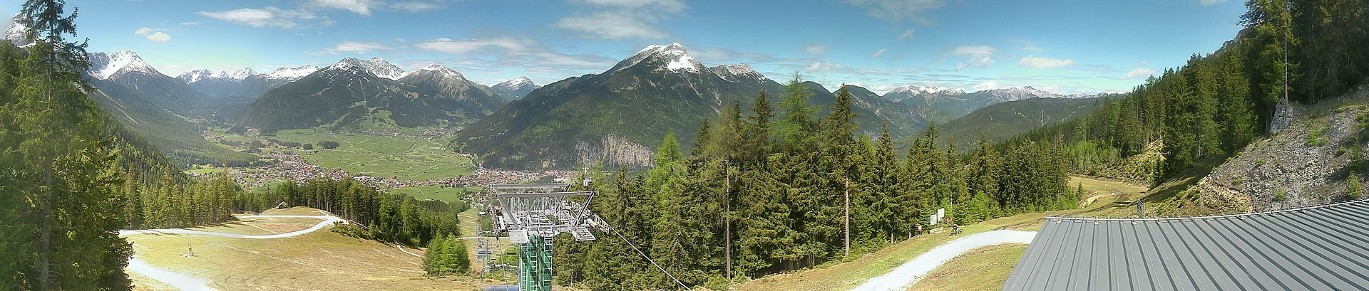Archiv Foto Webcam 3er Sessellift im Skigebiet Ehrwald