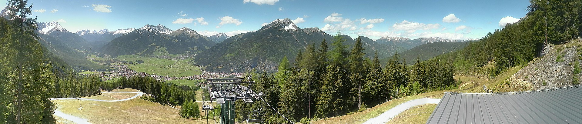 Archiv Foto Webcam 3er Sessellift im Skigebiet Ehrwald