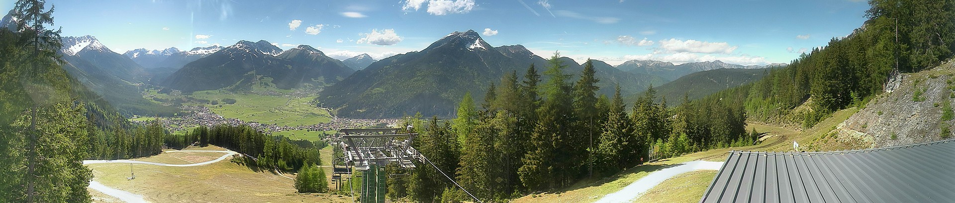 Archiv Foto Webcam 3er Sessellift im Skigebiet Ehrwald