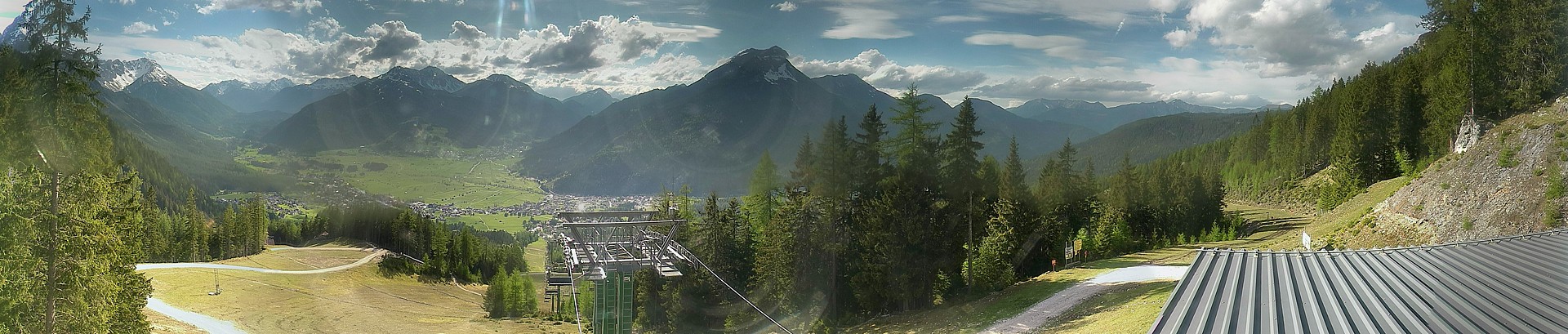Archiv Foto Webcam 3er Sessellift im Skigebiet Ehrwald