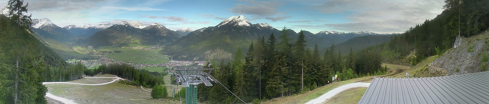 Archiv Foto Webcam 3er Sessellift im Skigebiet Ehrwald