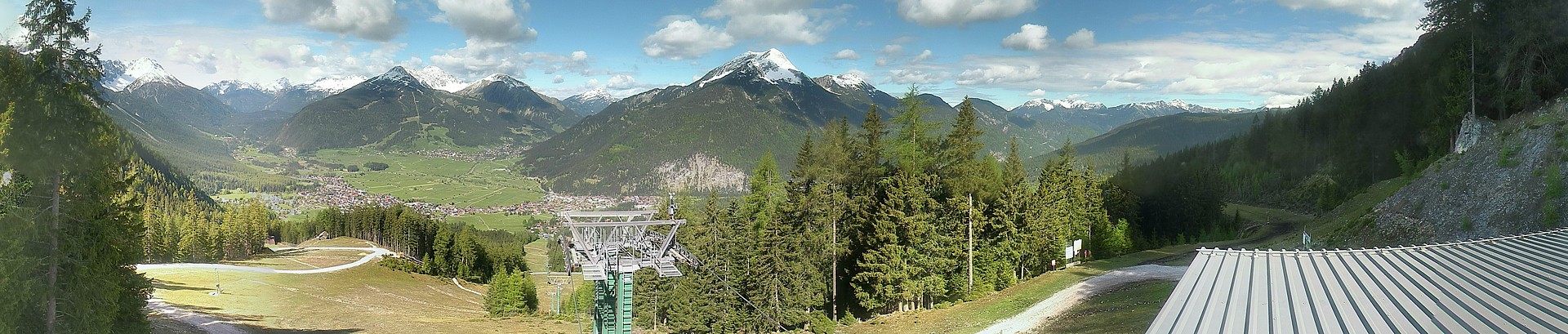Archiv Foto Webcam 3er Sessellift im Skigebiet Ehrwald
