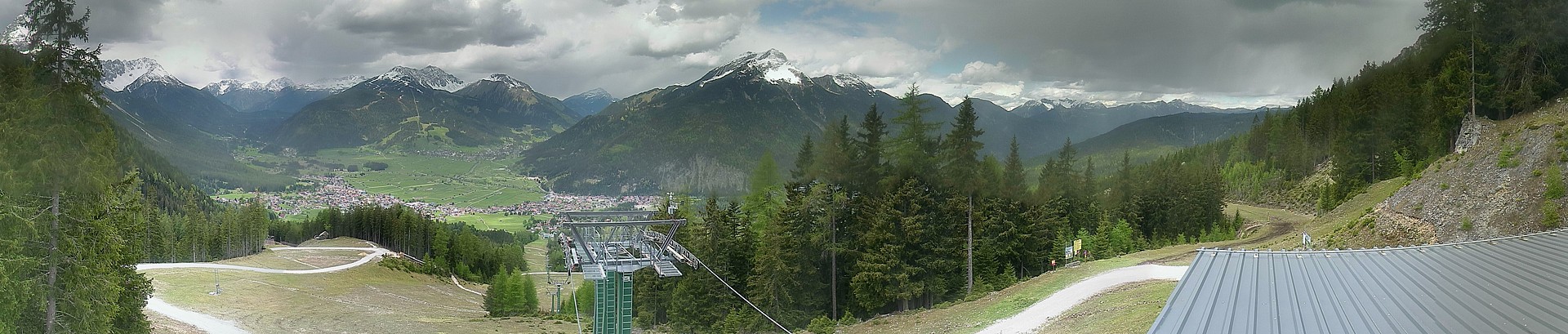 Archiv Foto Webcam 3er Sessellift im Skigebiet Ehrwald